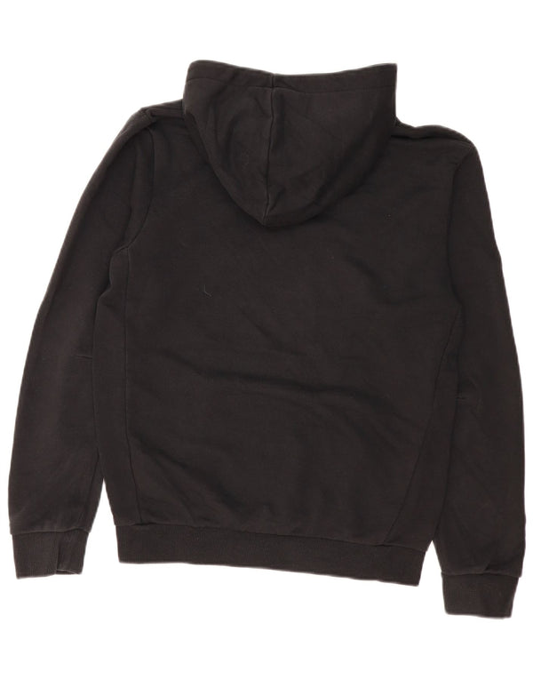 Adidas masculino gráfico moletom com capuz pequeno algodão preto