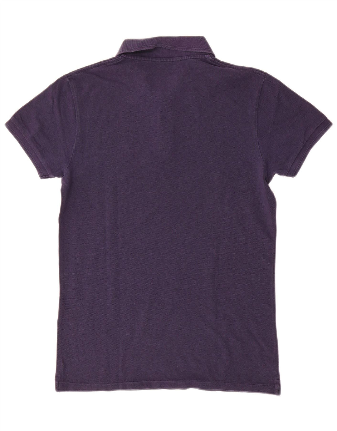Camisa polo masculina Scotch & Soda pequena de algodão azul marinho