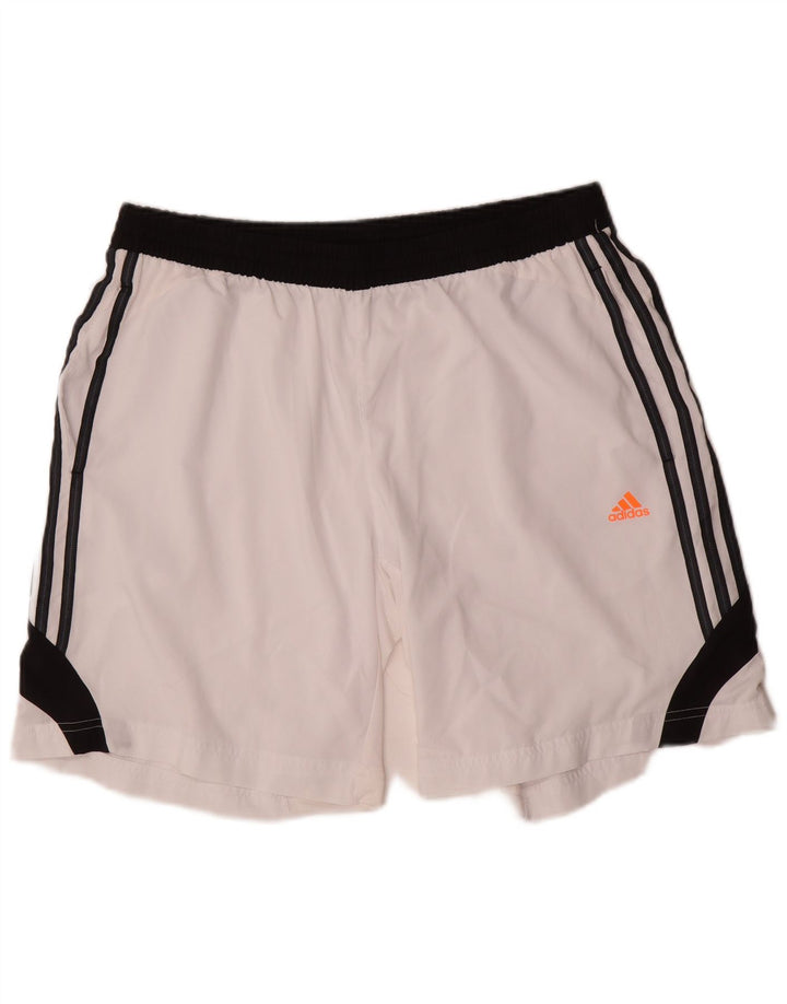 Adidas Masculino Climacool Sport Shorts Grande Branco Colorblock Poliéster