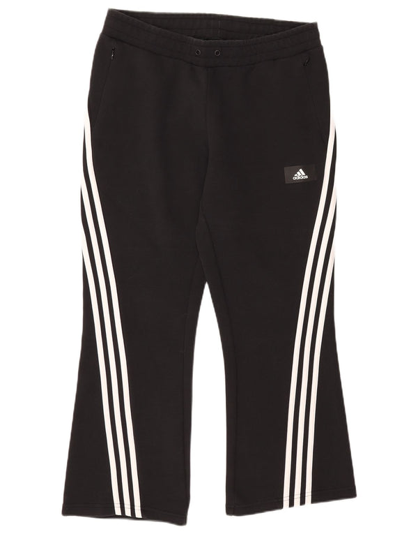 Adidas Womens Tracksuit Trousers UK 12/14 Medium  Black Cotton