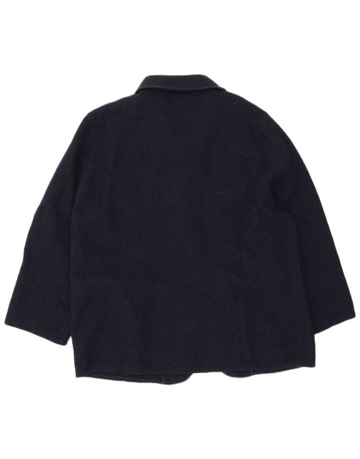 Jaqueta blazer feminina EASY manga 3/4 com 4 botões IT 46 grande azul marinho