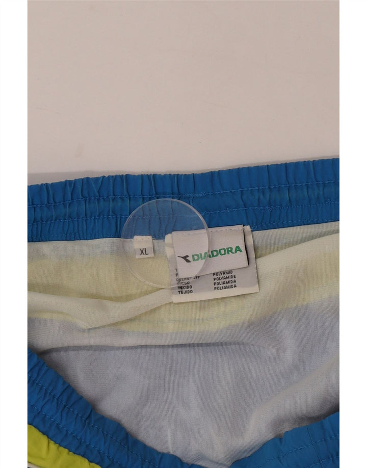 Shorts de natação masculino Diadora XL azul Colourblock poliéster