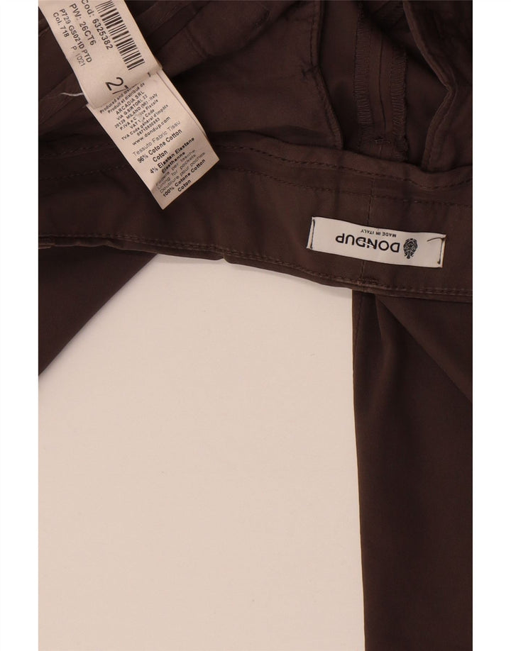 Calça Chino Dondup Feminina Slim W27 L27 Algodão Cinza