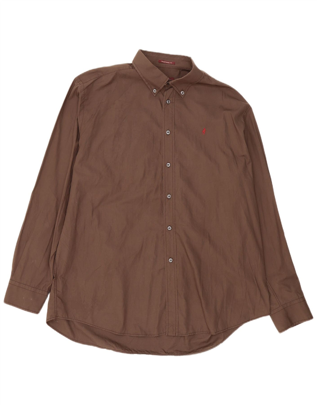 Camisa masculina Marlboro Classics 2XL algodão marrom
