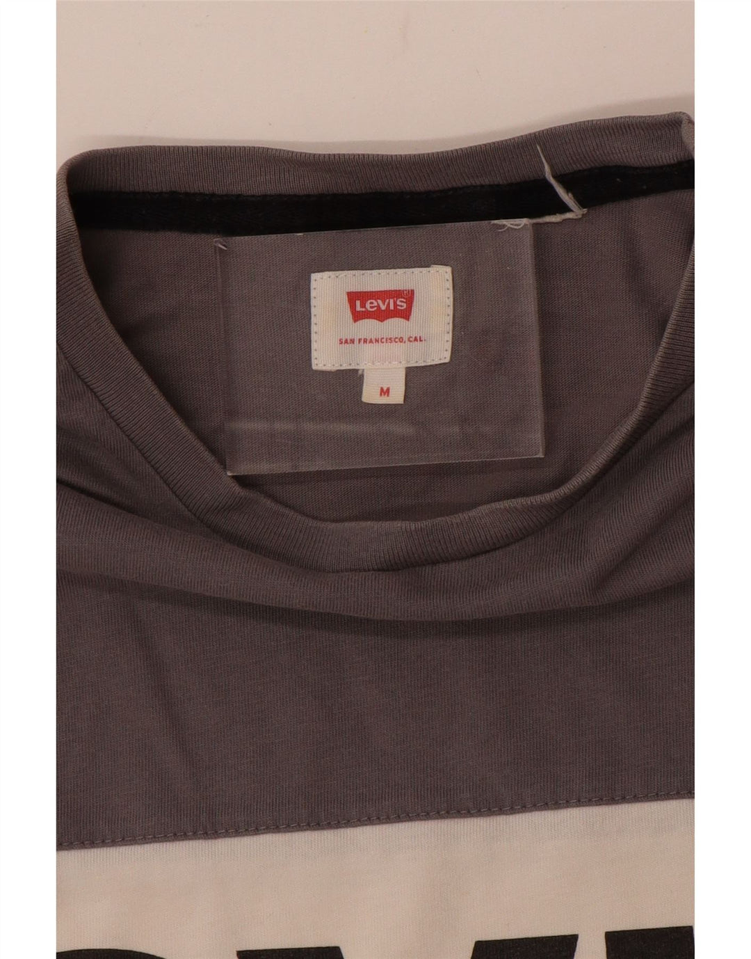 Camiseta gráfica masculina LEVI'S Top cinza médio colorblock