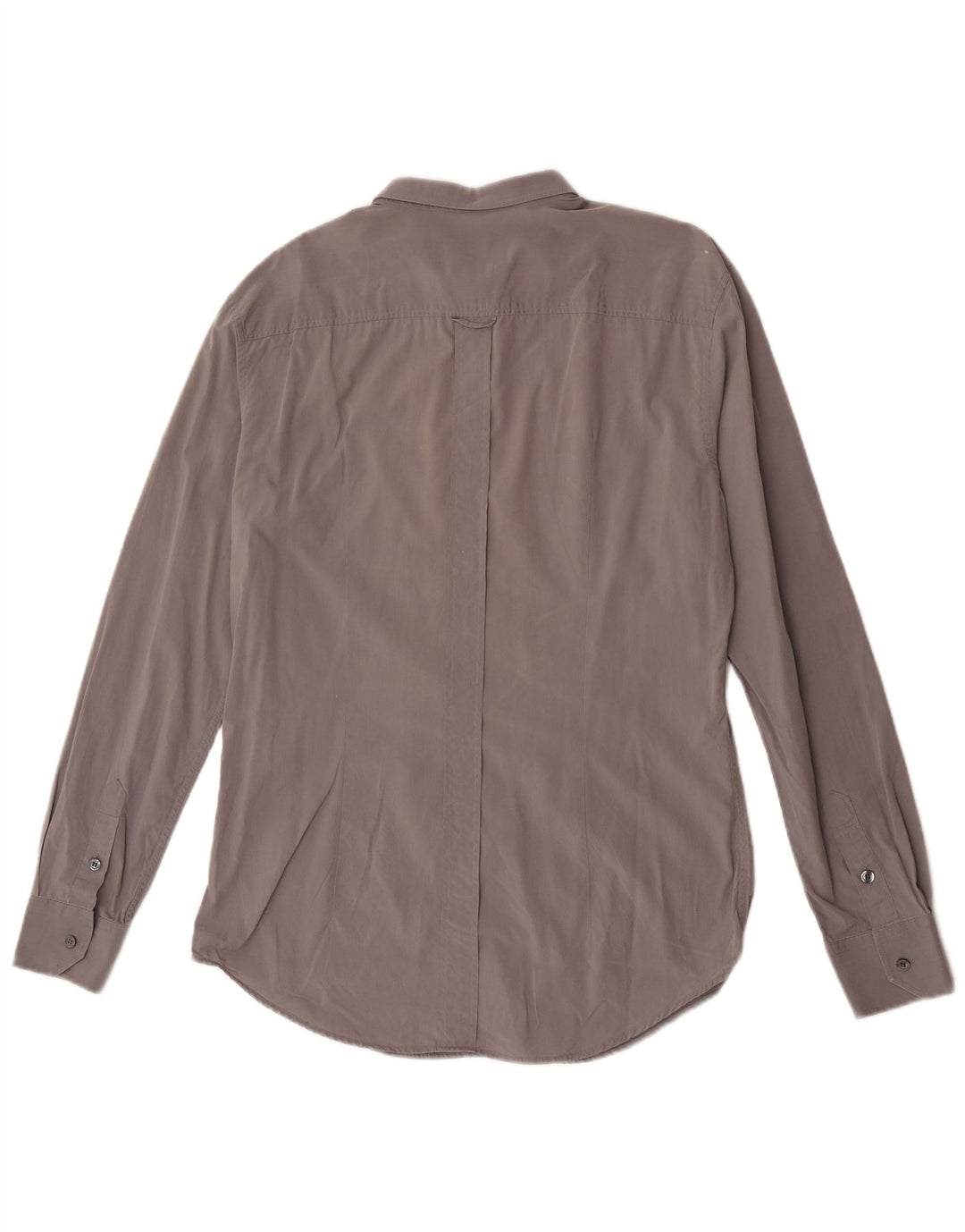 Camisa Slim Masculina Dolce & Gabbana IT 52 Grande Algodão Cinza