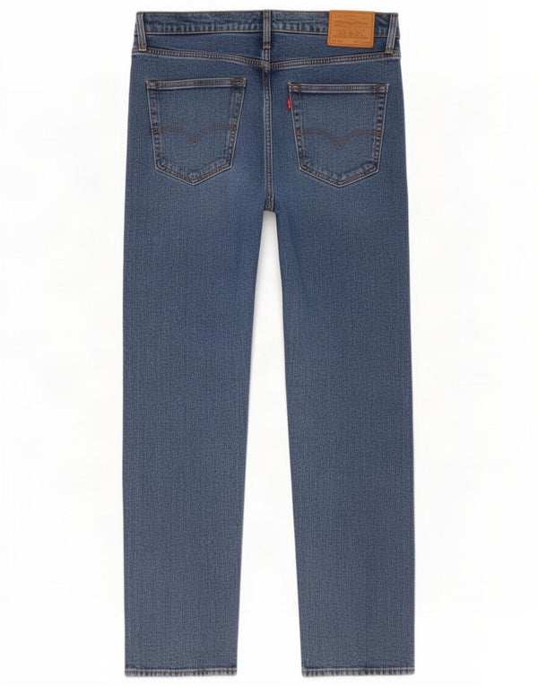 Levi's Mens 502 Tapered Jeans W34 L28 Azul Algodão