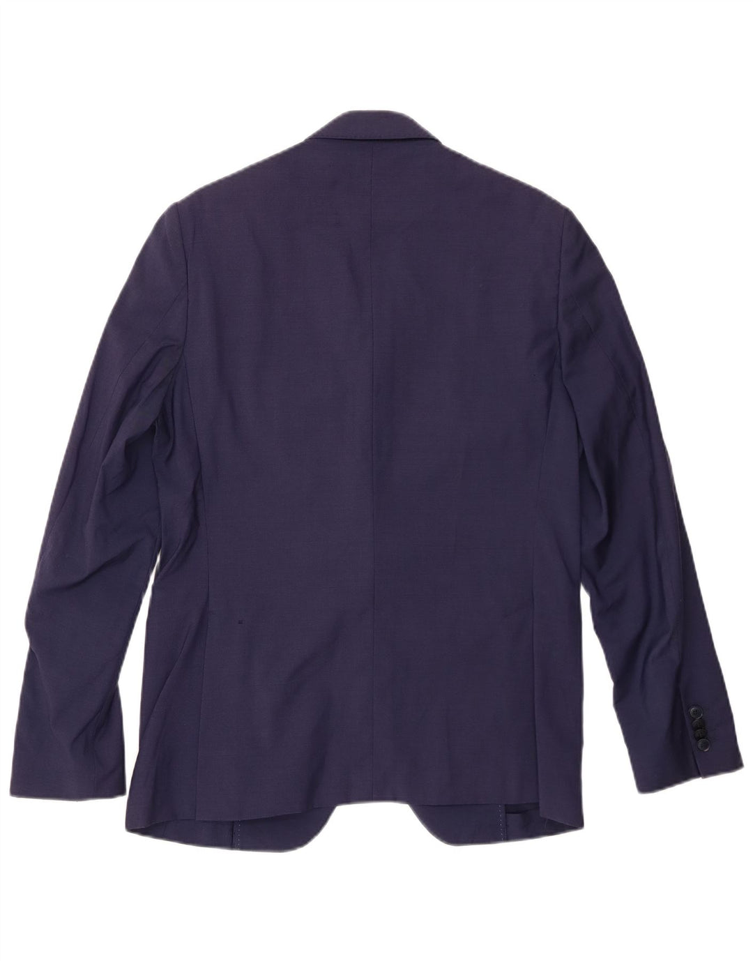 Jaqueta blazer masculina VINTAGE com 2 botões IT 48 Viscose azul marinho médio