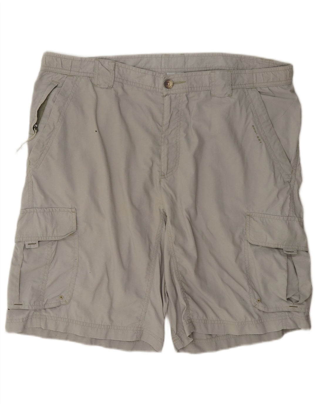 Shorts Columbia Masculino Titanium Cargo Grande W36 Cinza Poliamida