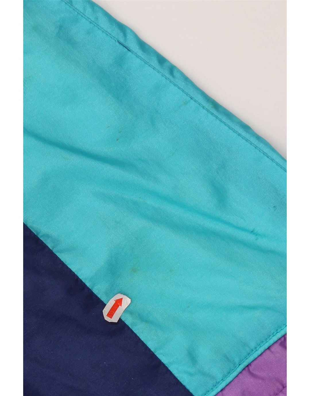 Jaqueta masculina VINTAGE com agasalho gráfico médio colorido bloco colorido