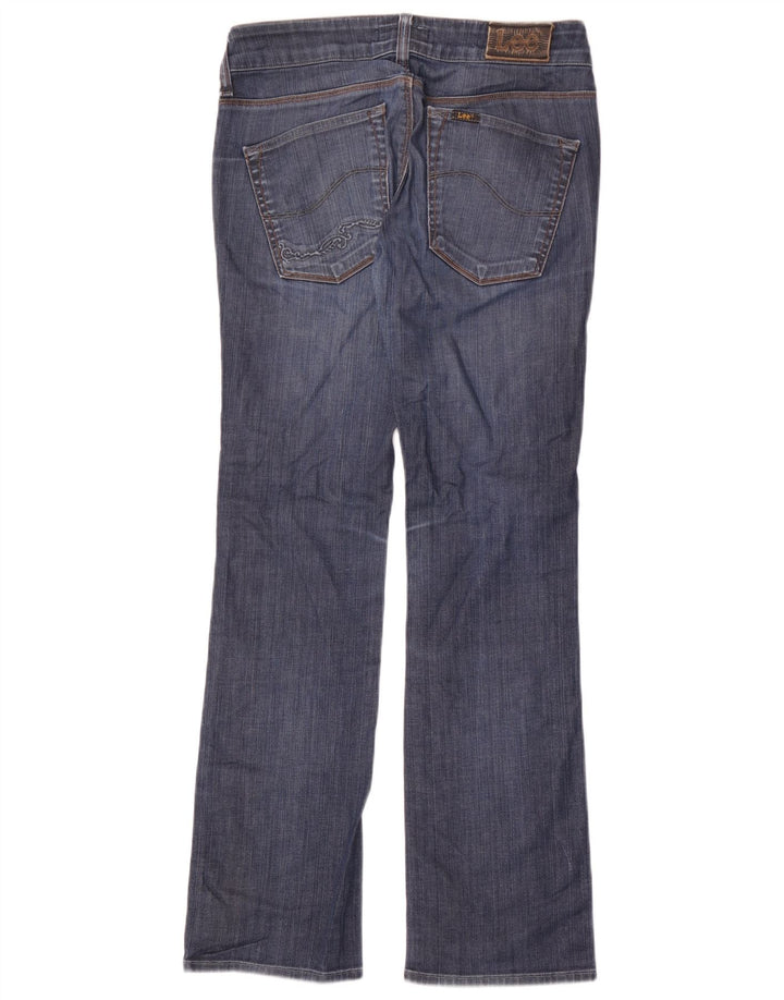 Calça jeans feminina Lee Bootcut W28 L31 azul marinho
