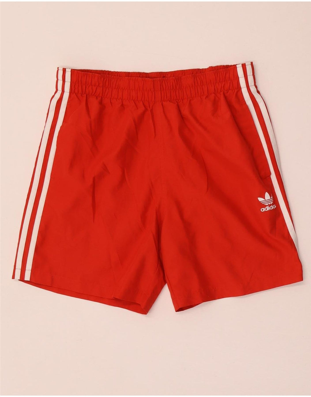 Adidas Mens Sport Shorts Pequeno Poliéster Vermelho