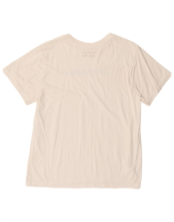 Camiseta feminina estampada Champion UK 16 grande branca