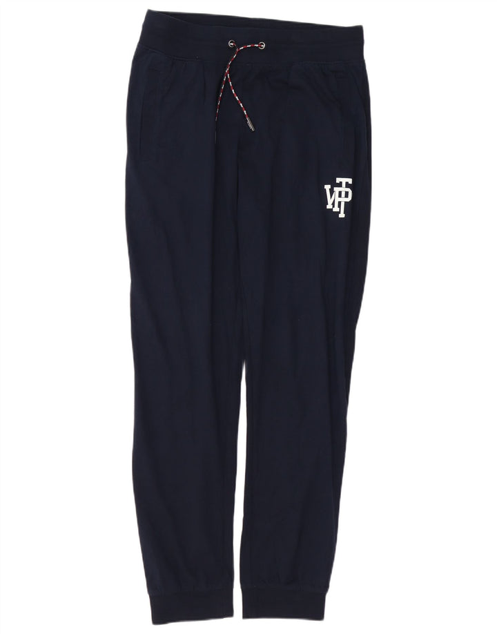 Ellesse masculino gráfico agasalho calças joggers médio algodão azul marinho