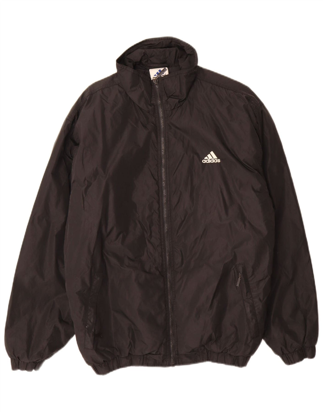 Jaqueta de chuva masculina Adidas UK 36/38 pequena poliamida preta