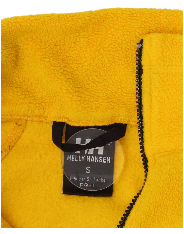 Jaqueta de lã masculina HELLY HANSEN Reino Unido 36 pequeno poliéster colorblock amarelo