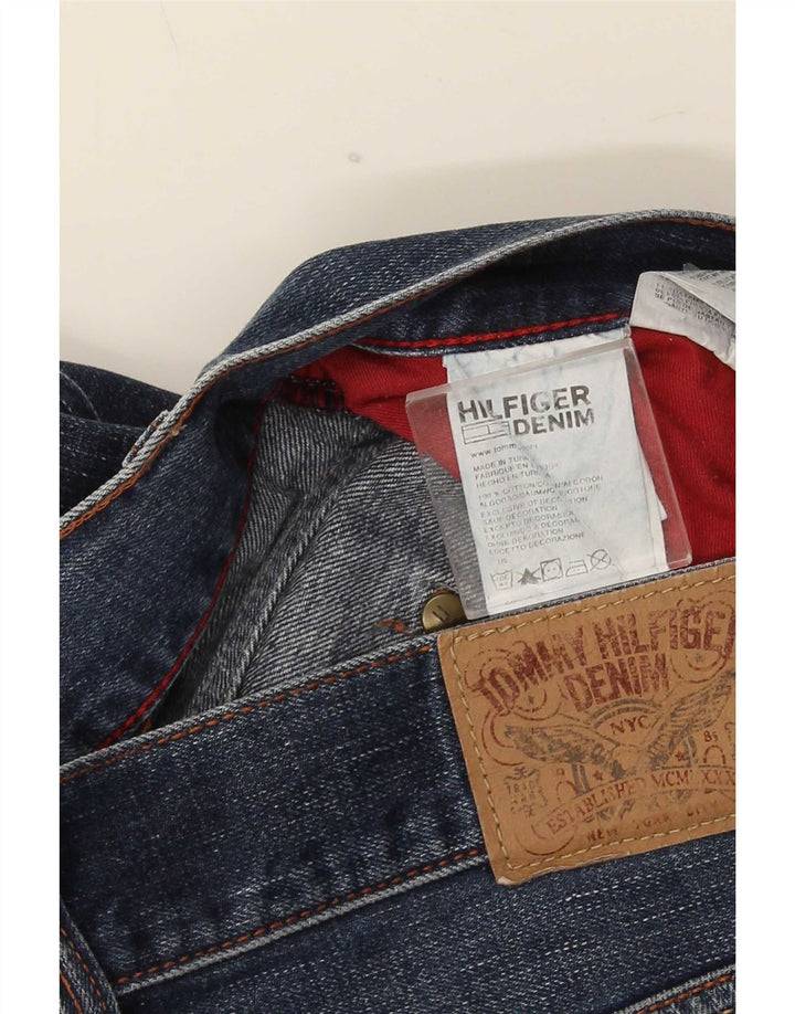 Tommy Hilfiger Masculino Bootcut Jeans W38 L29 Azul Marinho Algodão