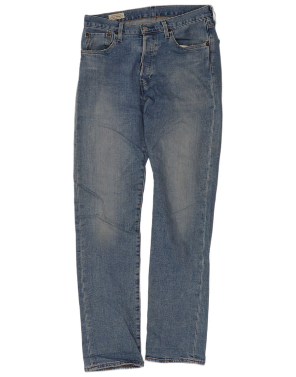 Calça jeans masculina Levi's 501 Straight W29 L32 azul algodão