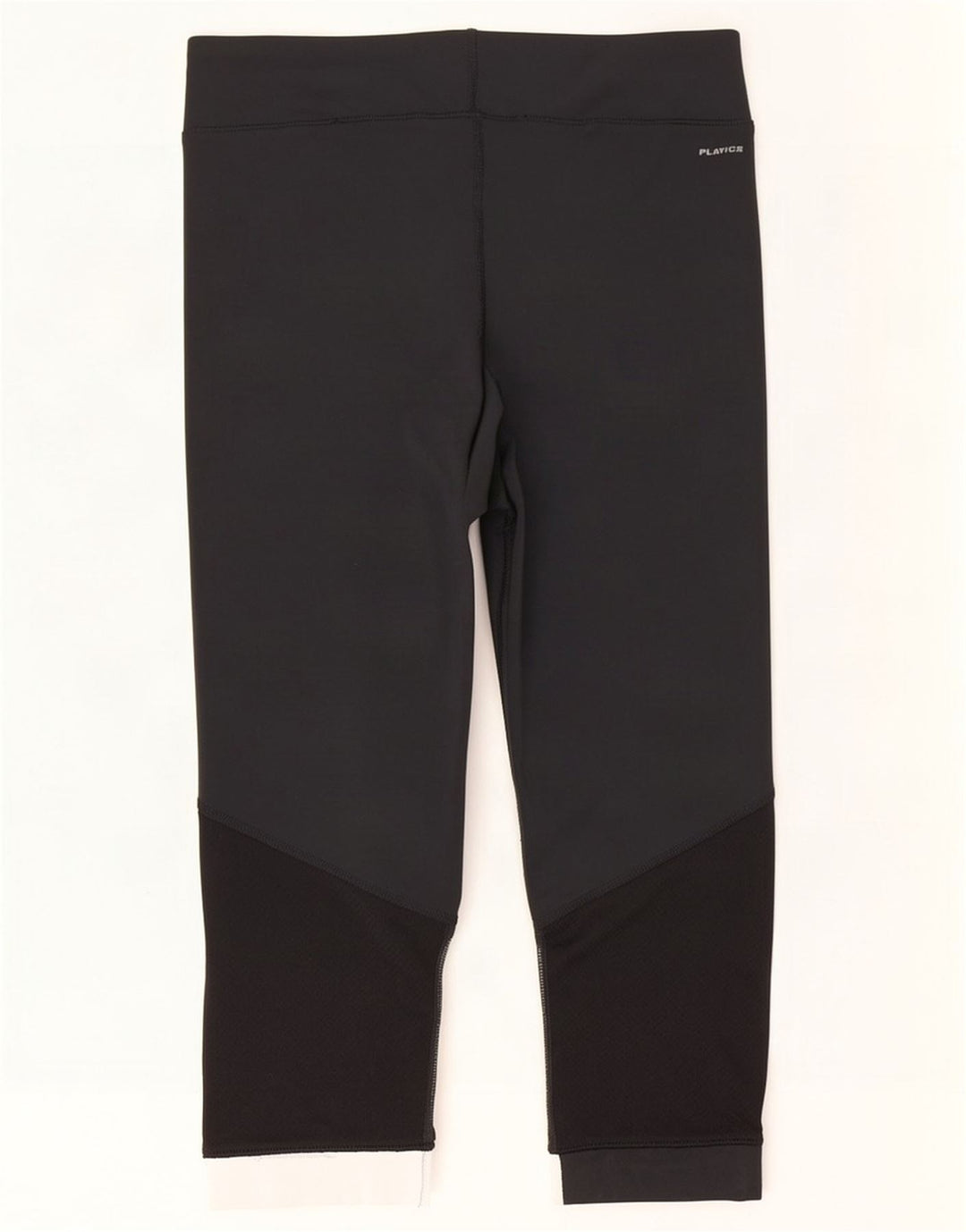Leggings Capri Reebok Feminino UK 12/14 Médio Preto Colorblock Poliéster