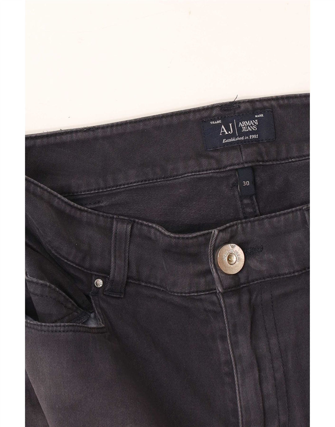Calça jeans skinny feminina Armani W30 L29 azul marinho