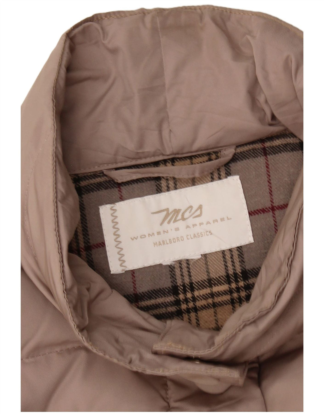 Jaqueta acolchoada feminina MARLBORO CLASSICS UK 16 grande bege