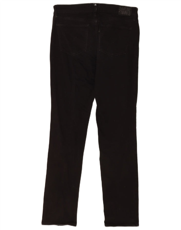 Calça jeans feminina Levi's 712 Slim W30 L32 algodão preto