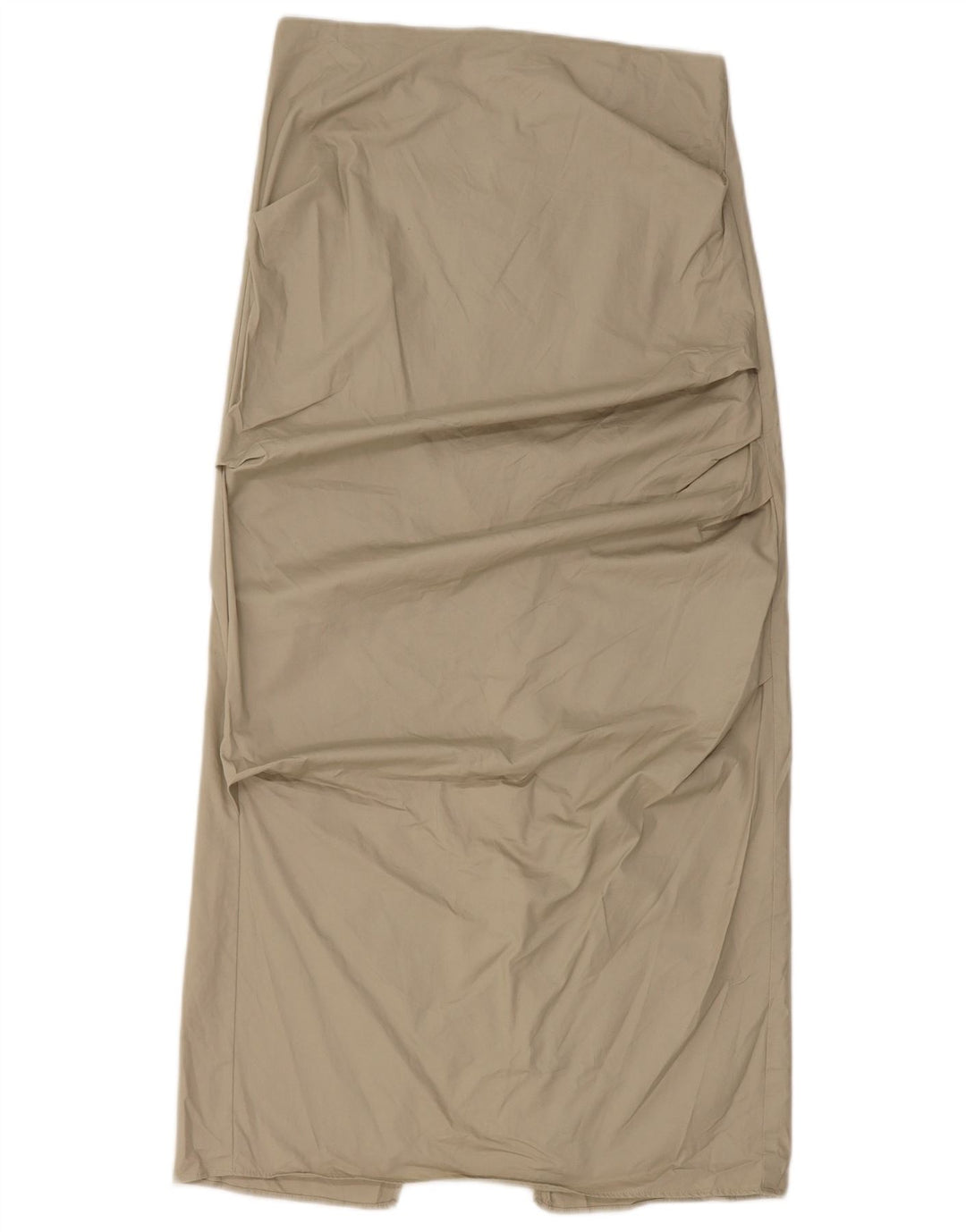 Saia maxi feminina Zara médio W28 algodão verde