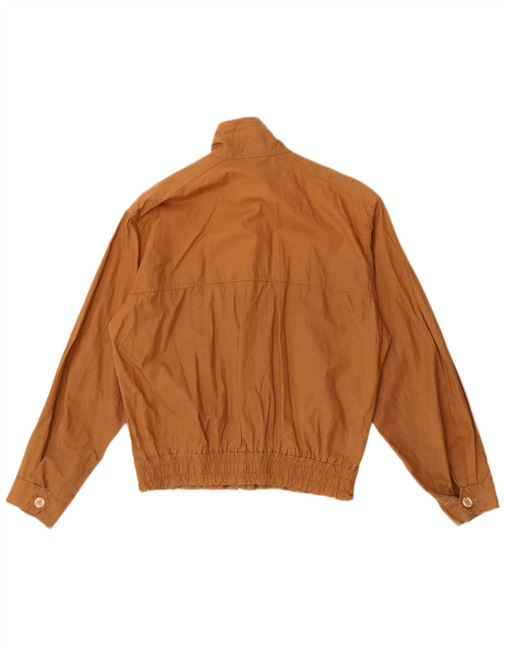 Jaqueta bomber feminina vintage IT 44 marrom médio