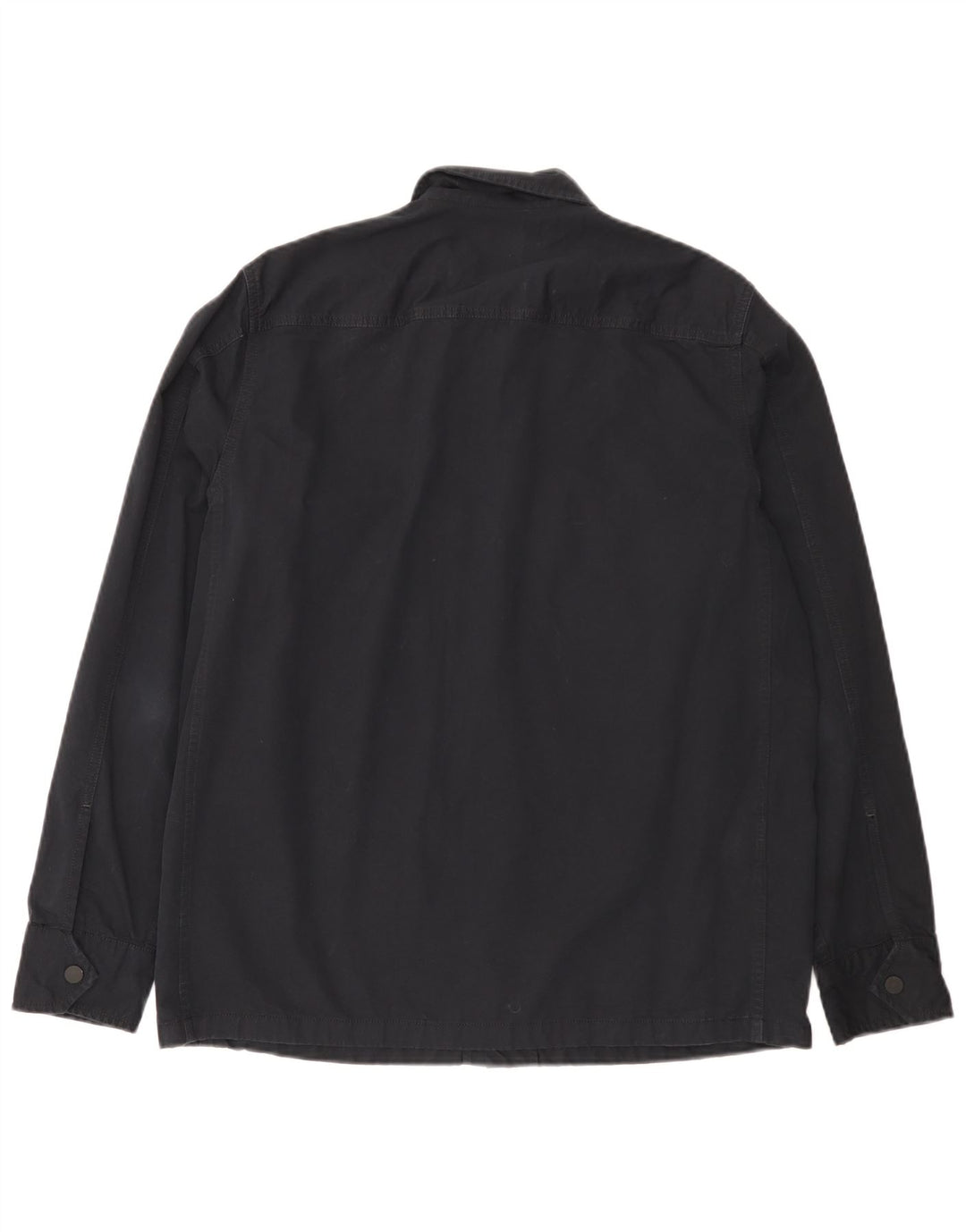 Jaqueta utilitária masculina Hugo Boss Reino Unido 36 algodão azul marinho pequeno