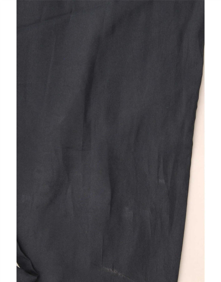 Calça de treino masculina Sergio Tacchini grande poliéster azul marinho