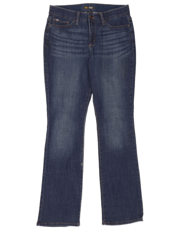 Lee Womens Mid Rise Regular Fit Bootcut Jeans EUA 12 Grande W32 L33 Azul