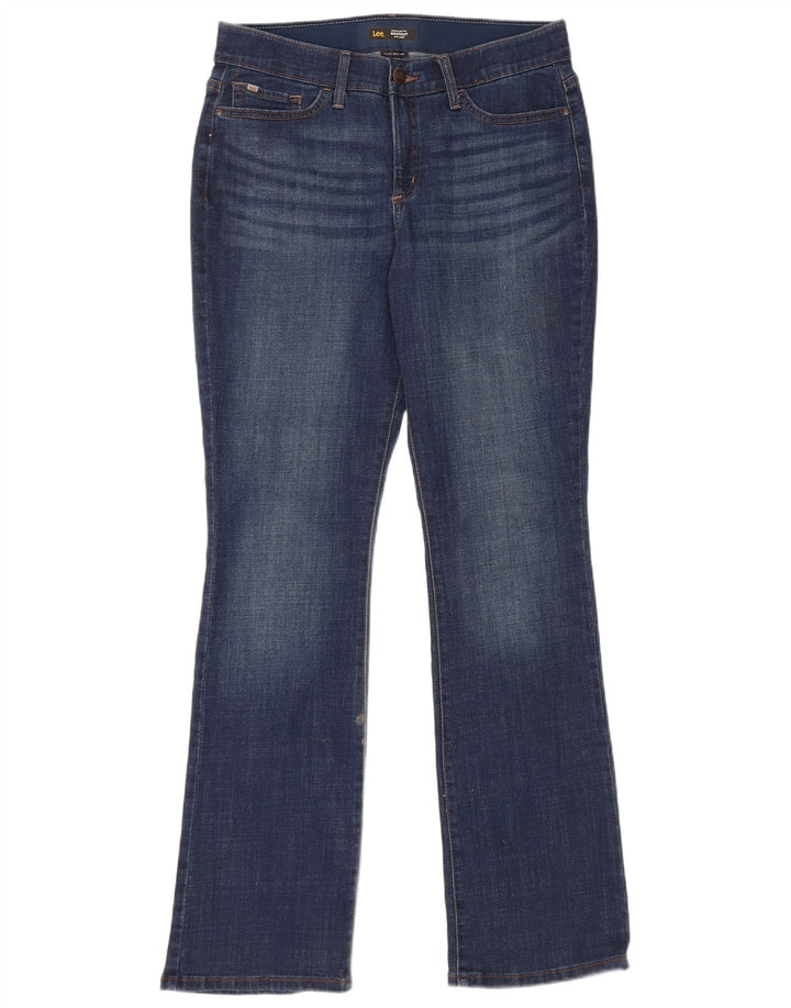 Lee Womens Mid Rise Regular Fit Bootcut Jeans EUA 12 Grande W32 L33 Azul