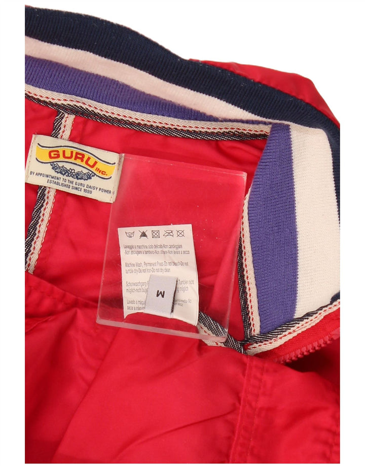 Jaqueta bomber feminina GURU UK 12 nylon vermelho médio