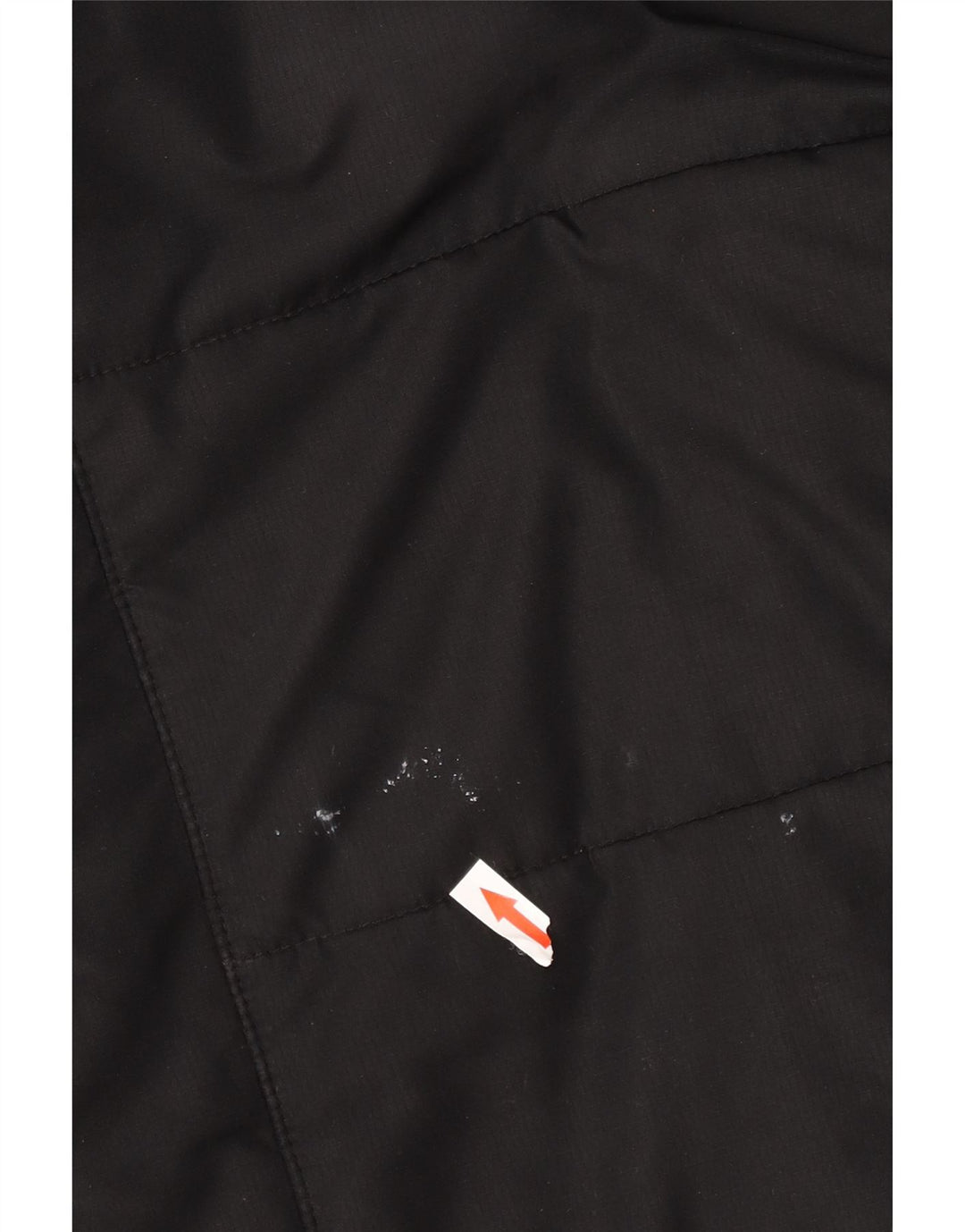 Casaco acolchoado com capuz feminino Jack Wolfskin Reino Unido 12/14 poliéster preto médio