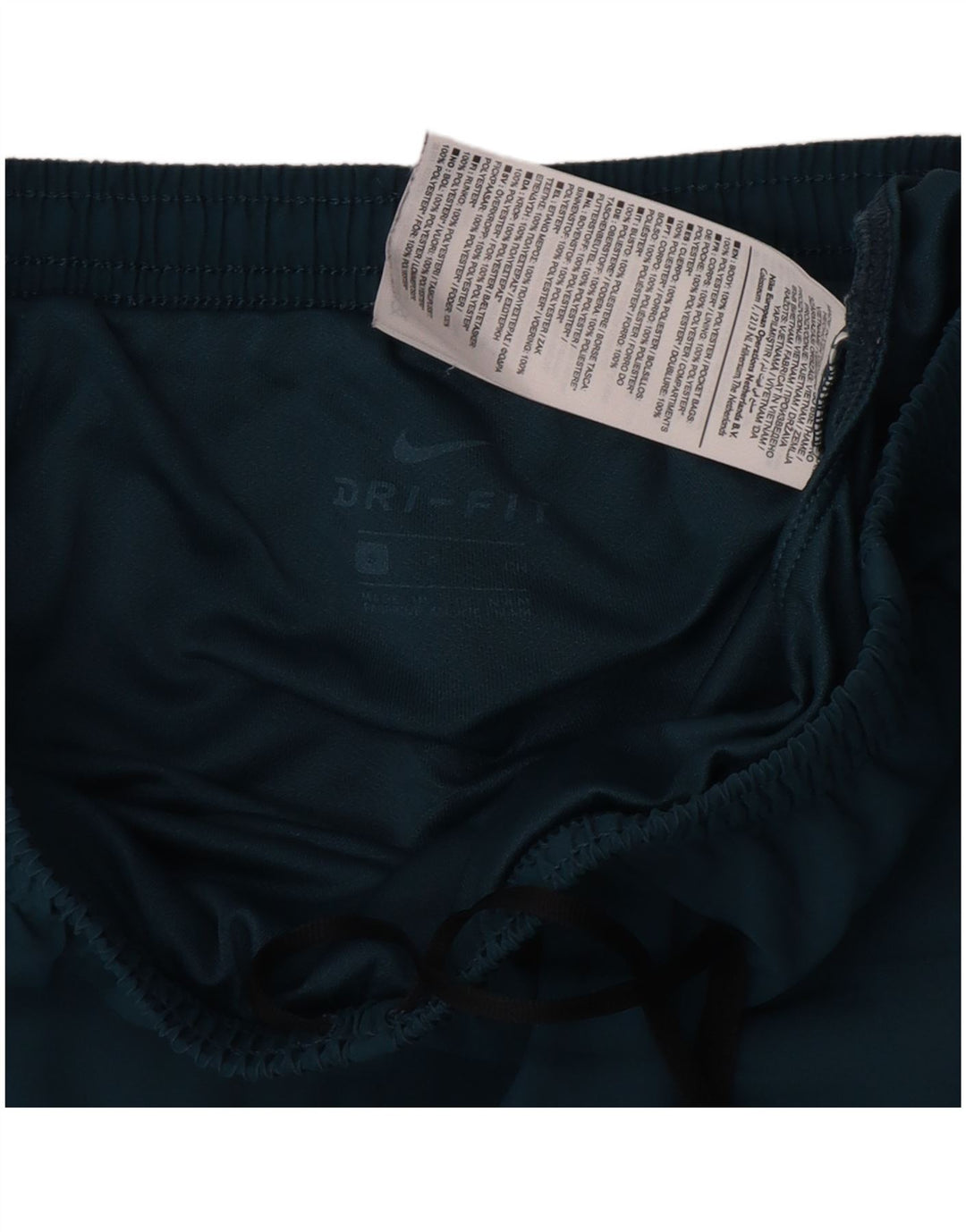 Shorts esportivos gráficos masculinos Nike Dri Fit, pequeno, verde, colorblock, poliéster