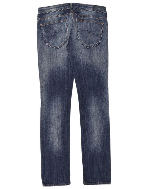 Calça jeans feminina Lee cintura baixa slim W31 L33 algodão azul