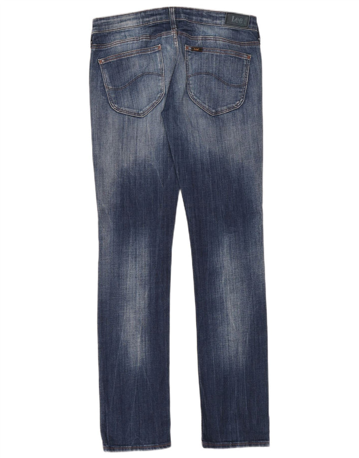 Calça jeans feminina Lee cintura baixa slim W31 L33 algodão azul