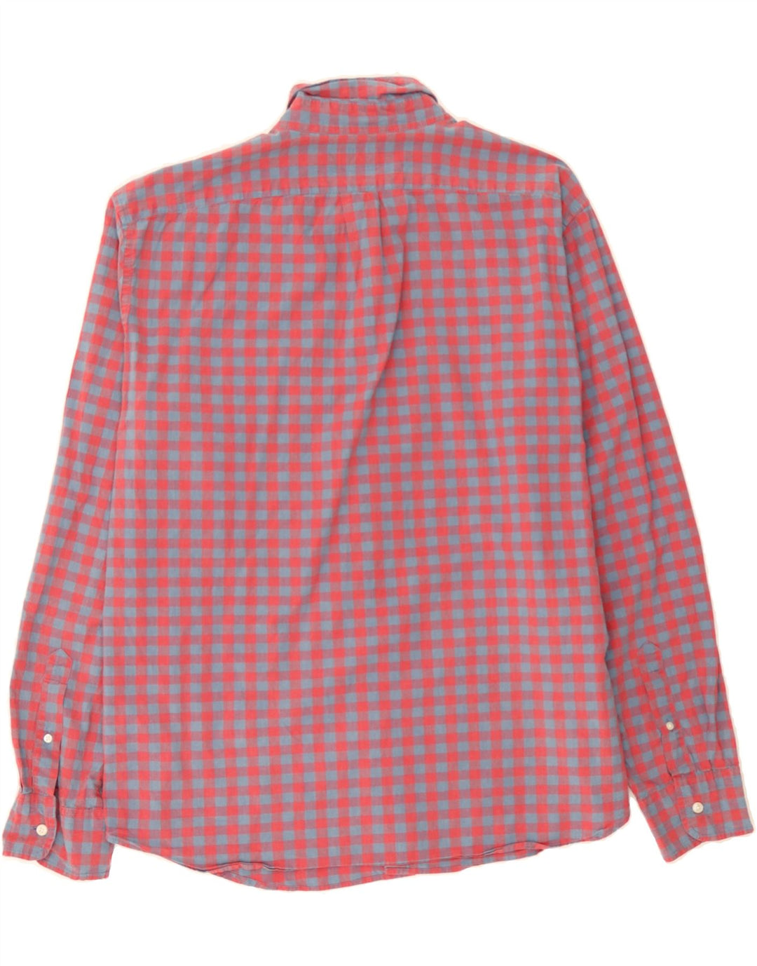 J. CREW Mens Slim Shirt XL Red Gingham Cotton Vintage J. Crew and Second-Hand J. Crew from Messina Hembry 