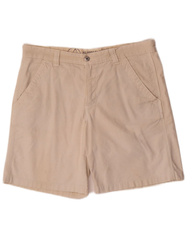 Murphy & Nye Mens Sailmakers Chino Shorts W38 XL Algodão Bege