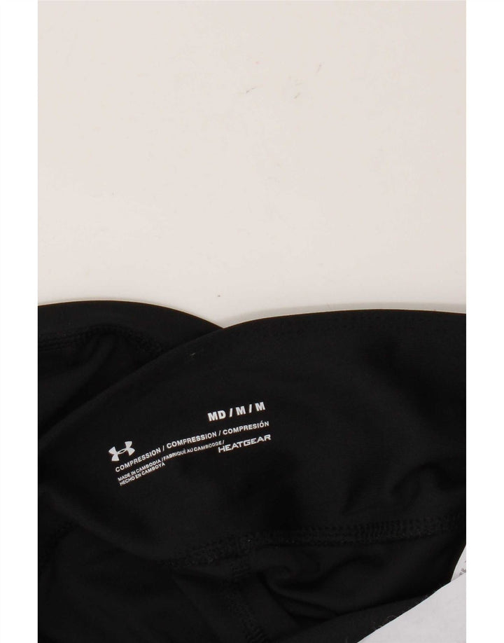 Under Armour Womens Compression Crop Leggings Reino Unido 14 Médio Preto