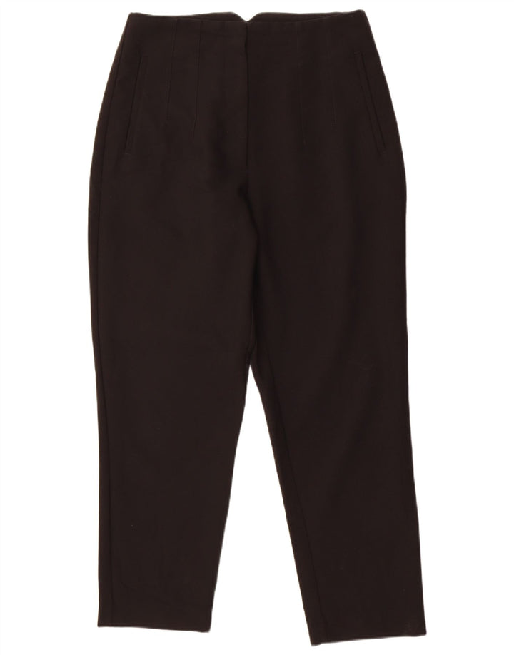 Zara Calça Cônica Feminina Grande W30 L27 Poliéster Preto