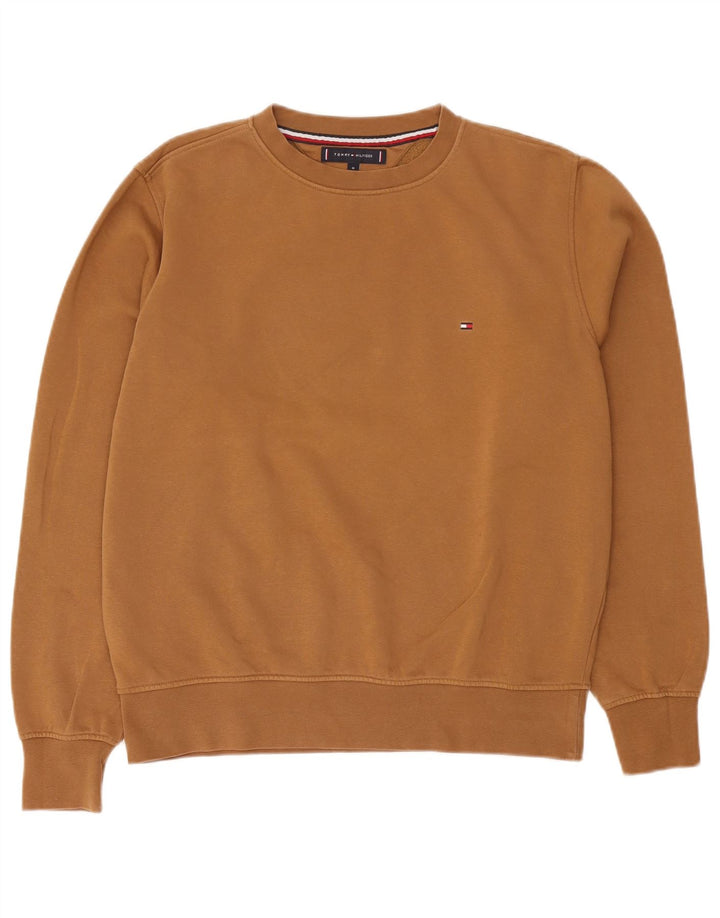 Tommy Hilfiger moletom masculino jumper médio marrom