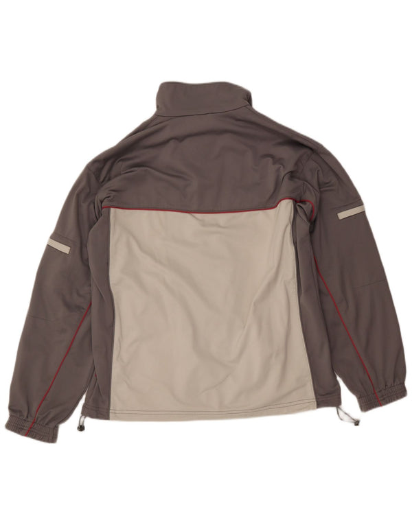DIADORA Mens Treino Top Jacket UK 40 Poliéster Colourblock Cinza Médio