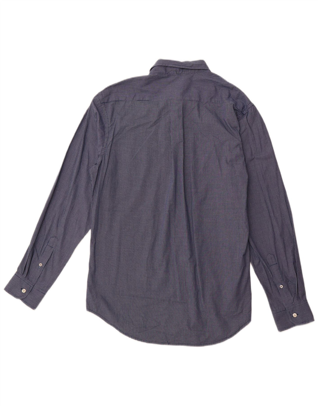 Camisa masculina IZOD média azul marinho guingão