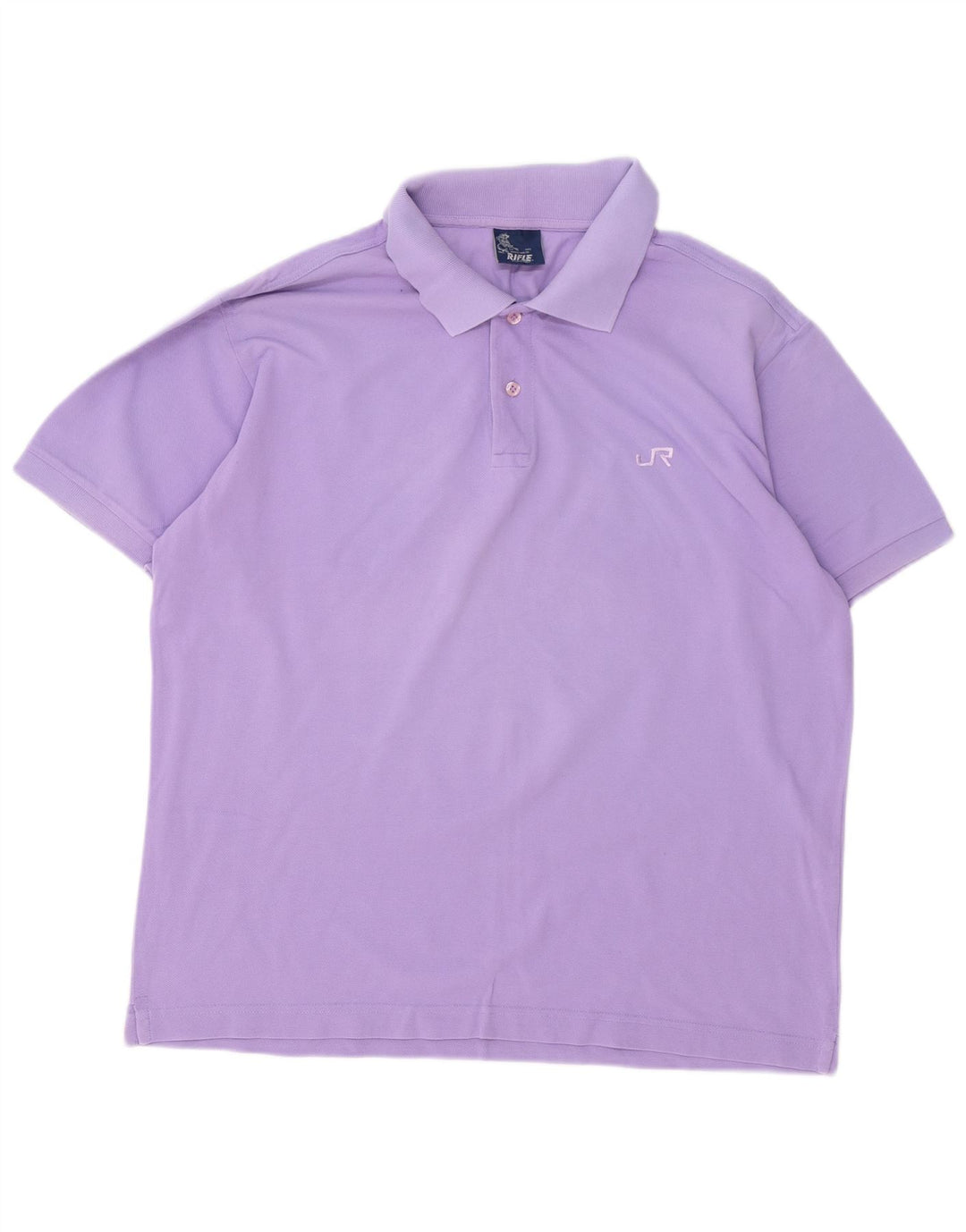 Camisa polo masculina Rifle grande algodão roxo