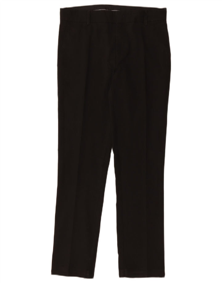 Calças Marks & Spencer Boys Slim Suit 12-13 anos W28 L27 Poliéster Preto