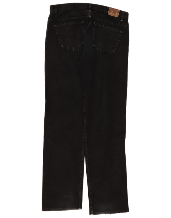 Jeans Marks & Spencer Masculino Blue Harbor Straight W36 L33 Algodão Preto