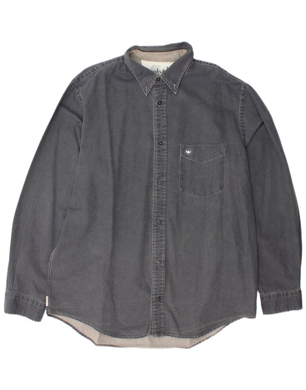 Camisa masculina MURPHY & NYE 2XL algodão cinza