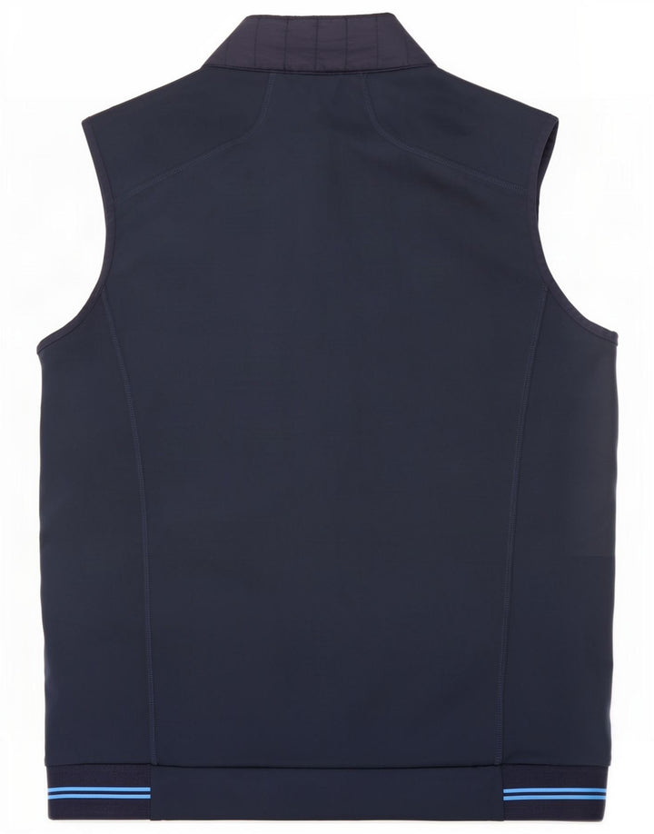 Calvin Klein Jaqueta masculina de agasalho médio azul marinho colorblock