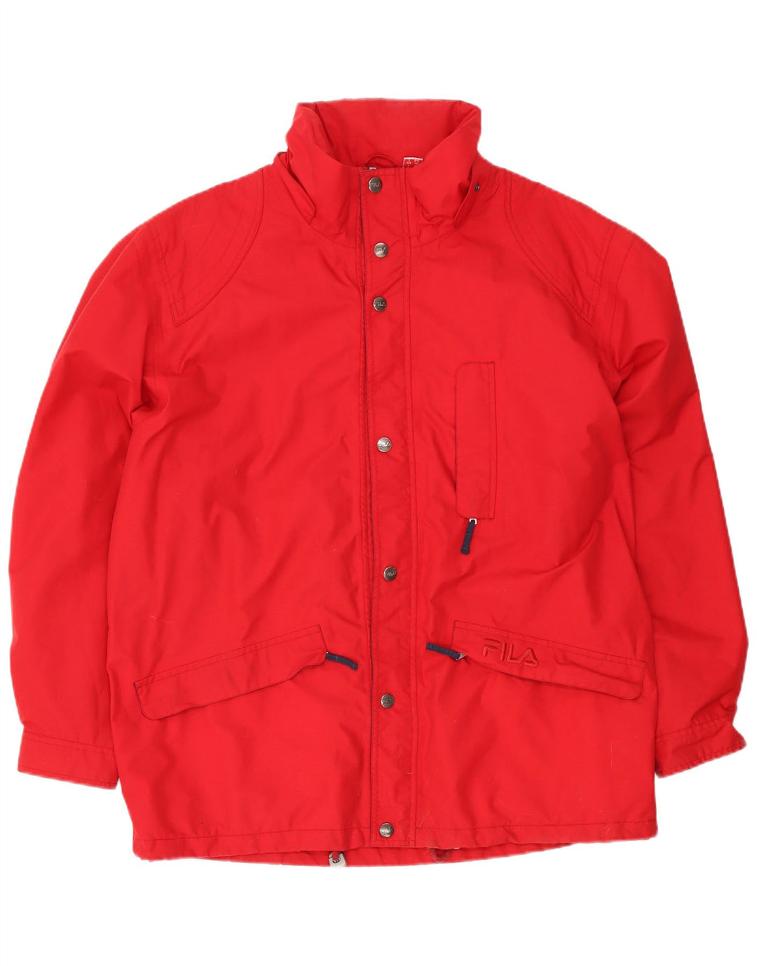 Jaqueta de chuva masculina Fila IT 52 XL vermelha poliamida esportiva